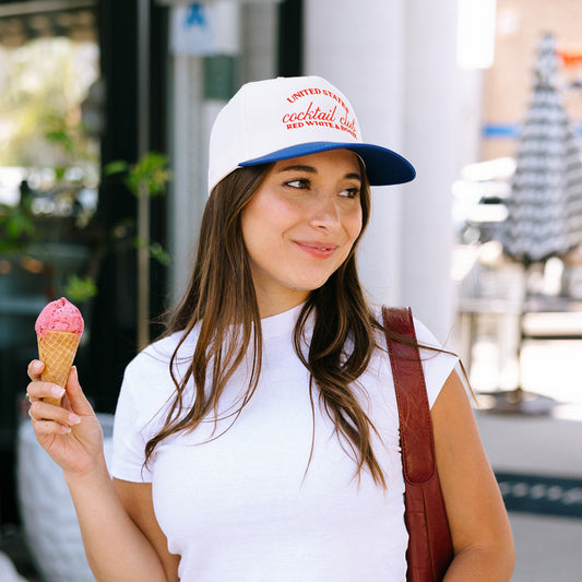 United States Cocktail Club Embroidered Hat