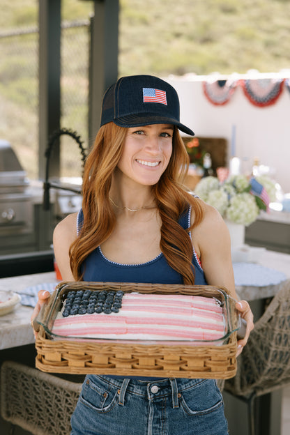 USA Flag Denim Hat