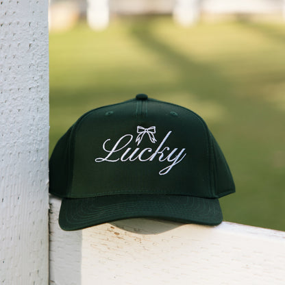Lucky- Embroidered Trucker Hat