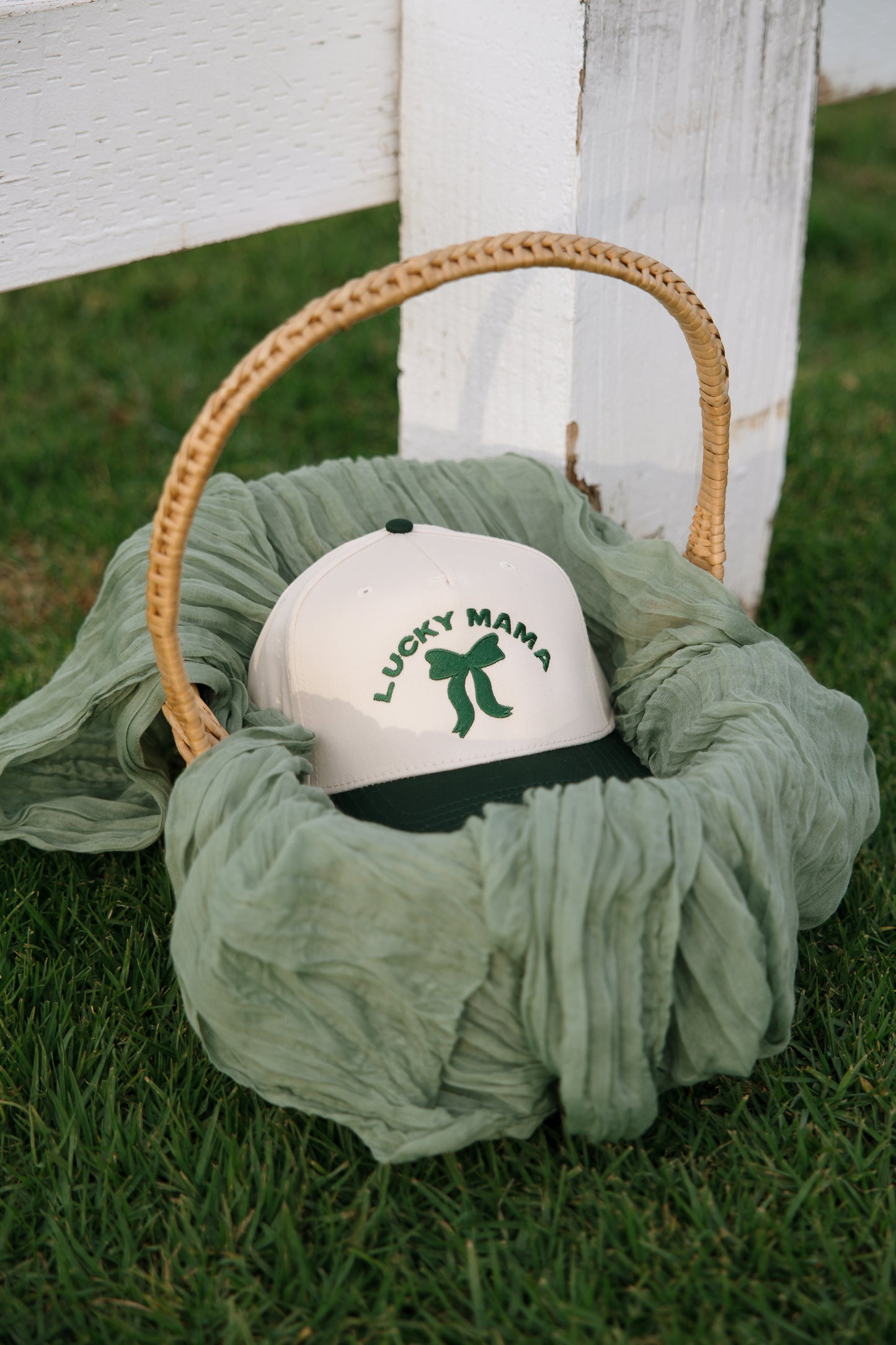 Lucky Mama Embroidered Hat- St. Patricks Day
