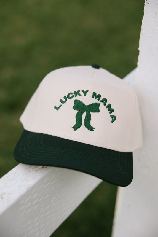 Lucky Mama Embroidered Hat- St. Patricks Day