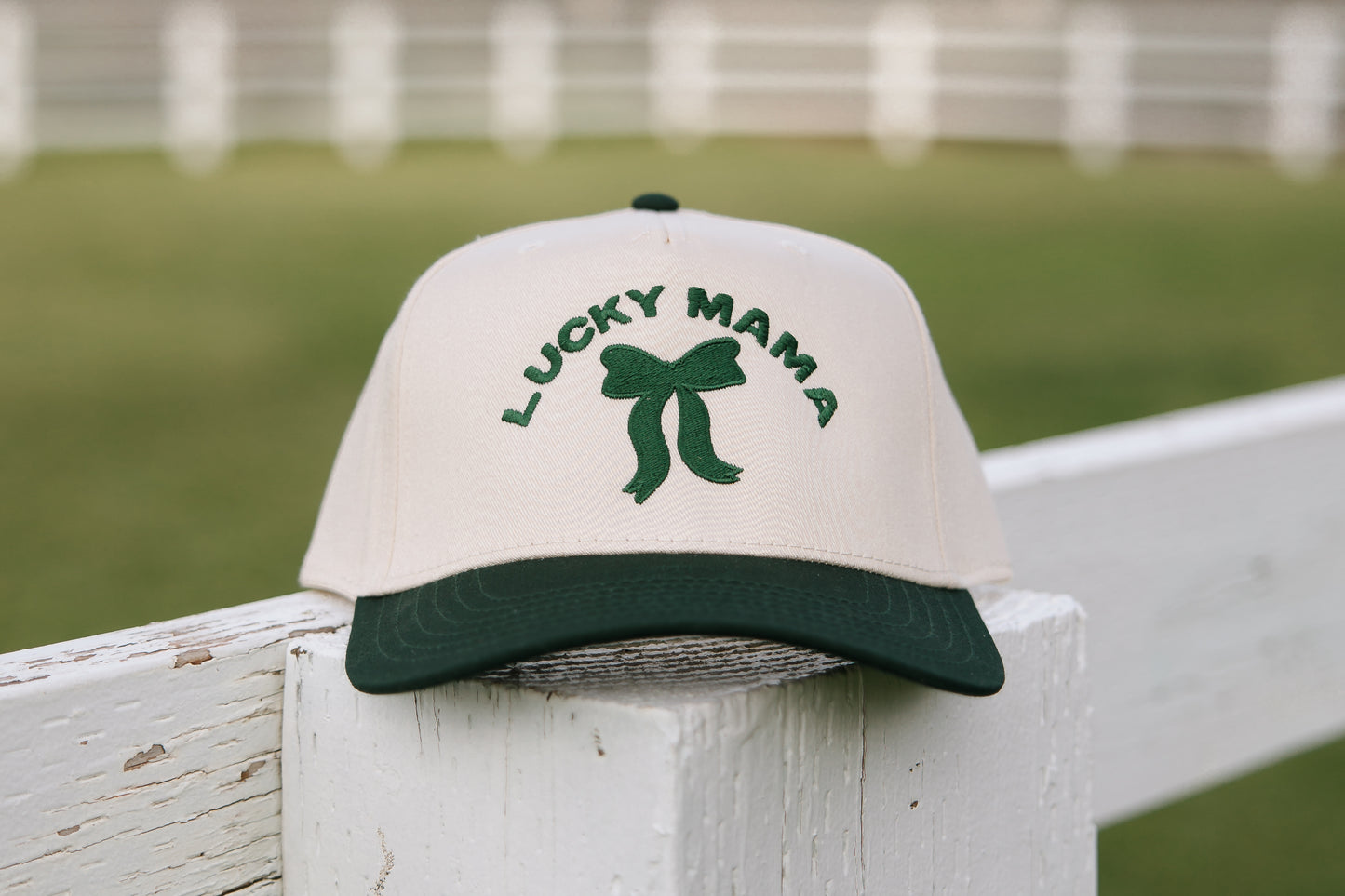 Lucky Mama Embroidered Hat- St. Patricks Day